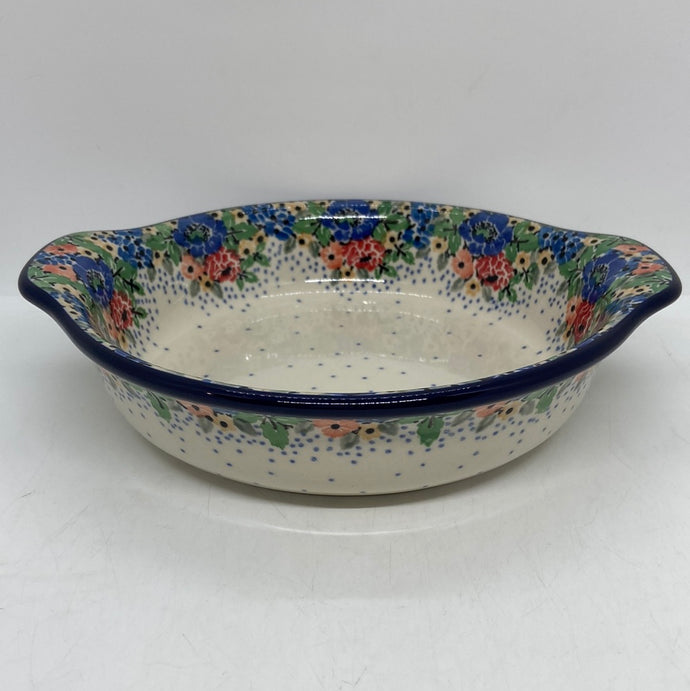 141 Baker ~ Round w/ Handles ~ 8 inch ~ U4662 ~ U4!