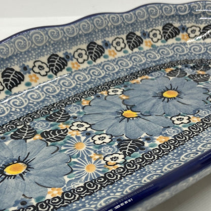 Tray ~ Scalloped Oval ~ 6.25 x 12.5 inch ~ U4653 ~ U7!