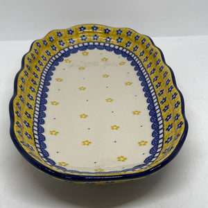 Tray ~ Scalloped Oval ~ 6.25 x 12.5 inch ~ 239X - T1!