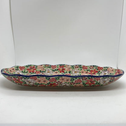 Tray ~ Scalloped Oval ~ 6.25 x 12.5 inch ~ U5004 ~ U7!