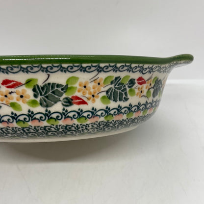 141 Baker ~ Round w/ Handles ~ 8 inch ~ U4799 ~ U3!