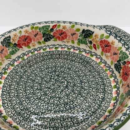 141 Baker ~ Round w/ Handles ~ 8 inch ~ U4799 ~ U3!