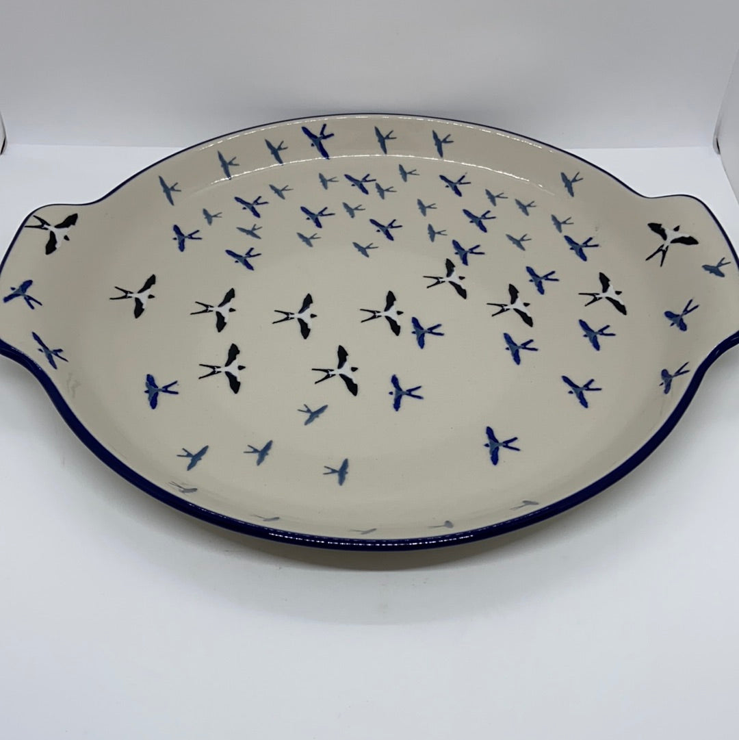 Platter ~ Round w/ Handles ~ 11.75 inch ~ U4832 ~ U2