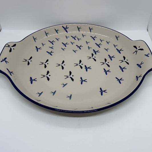 Platter ~ Round w/ Handles ~ 11.75 inch ~ U4832 ~ U2