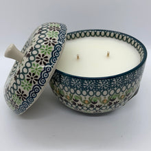 Load image into Gallery viewer, Apple Baker with Maple Bourbon Candle ~ Green Ribbon