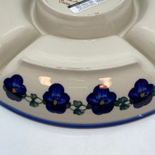 Load image into Gallery viewer, Round Divided Vegetable Platter - D4