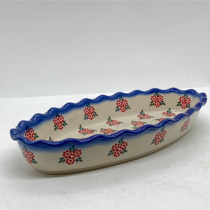 Andy Oval Baker  - Red Floral