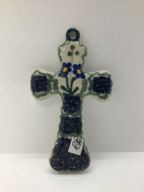 Cross ~ Small ~ 2.75 x 4.75 inch ~ Blue Spring Daisy