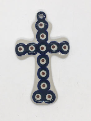 Cross ~ Small ~ 2.75 x 4.75 inch ~ Peacock