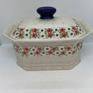 Covered Container ~ 4"H x 7"W x 9" L ~ 2345 - T4