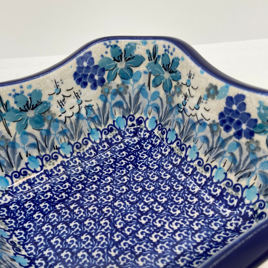 Square Bowl ~ Scalloped Edge ~ 6.5  inch ~ U4964 - U6
