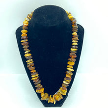 Load image into Gallery viewer, Baltic Amber Necklace made of free form amber beads