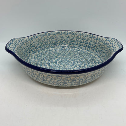 141 Baker ~ Round w/ Handles ~ 8 inch ~ 2540X ~ T4!