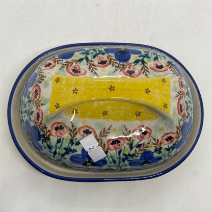 Second Quality Butter Dish with Handle  - WK81
