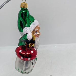 Dwarf Polish Glass Blown Ornament