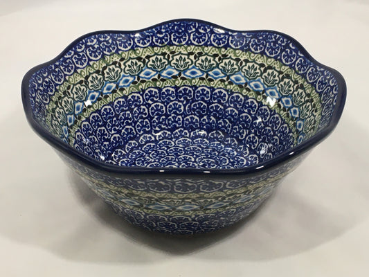 Bowl ~ Wavy Edge ~ Small ~ 8 inch ~ 1858X ~ T4!