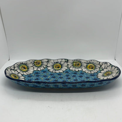 Tray ~ Scalloped Oval ~ 6.25 x 12.5 inch ~ U4736 ~ U7!