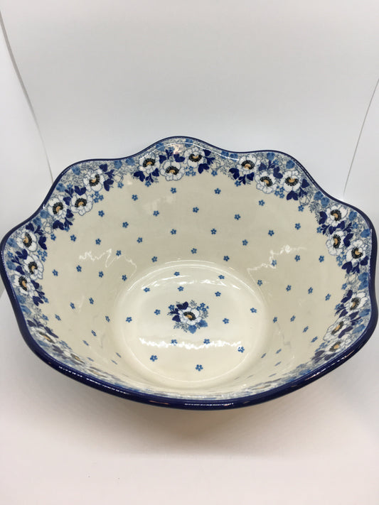 Bowl ~ Wavy Edge ~ Large ~ 12 inch ~ 2222X ~ T4!