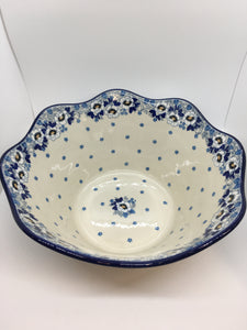 Bowl ~ Wavy Edge ~ Large ~ 12 inch ~ 2222X ~ T4!