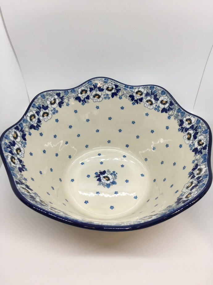 Bowl ~ Wavy Edge ~ Large ~ 12 inch ~ 2222X ~ T4!