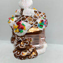 Load image into Gallery viewer, Gingerbread House Polish Hand Blown Glass Ornament