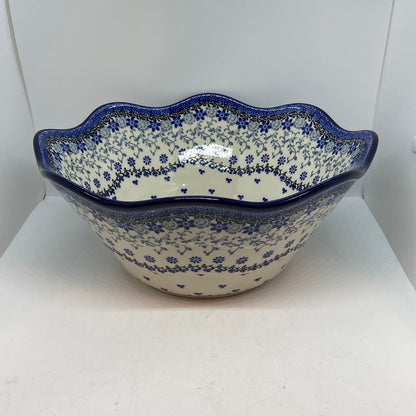 693 ~ Bowl ~ Wavy Edge ~ Large ~ 12" ~ 2158X ~ T3!
