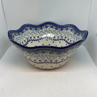 693 ~ Bowl ~ Wavy Edge ~ Large ~ 12