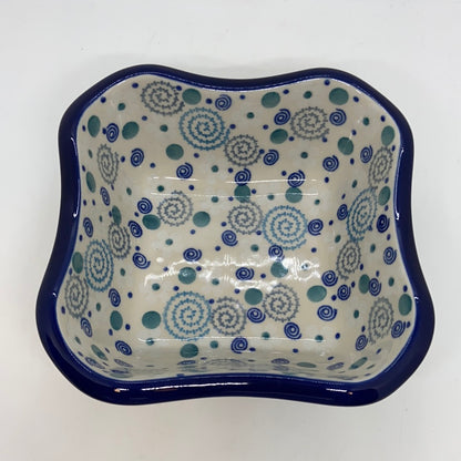 Square Bowl ~ Scalloped Edge ~ 6.5  inch ~ 2371X