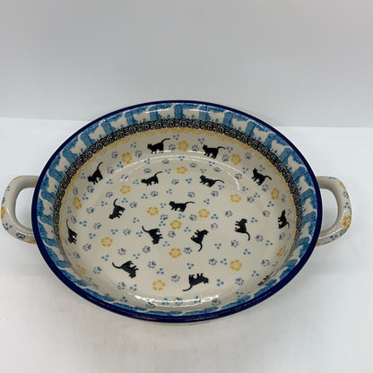 Baker ~ Round w/ Handles ~ 8 inch ~ 2153X - T1*