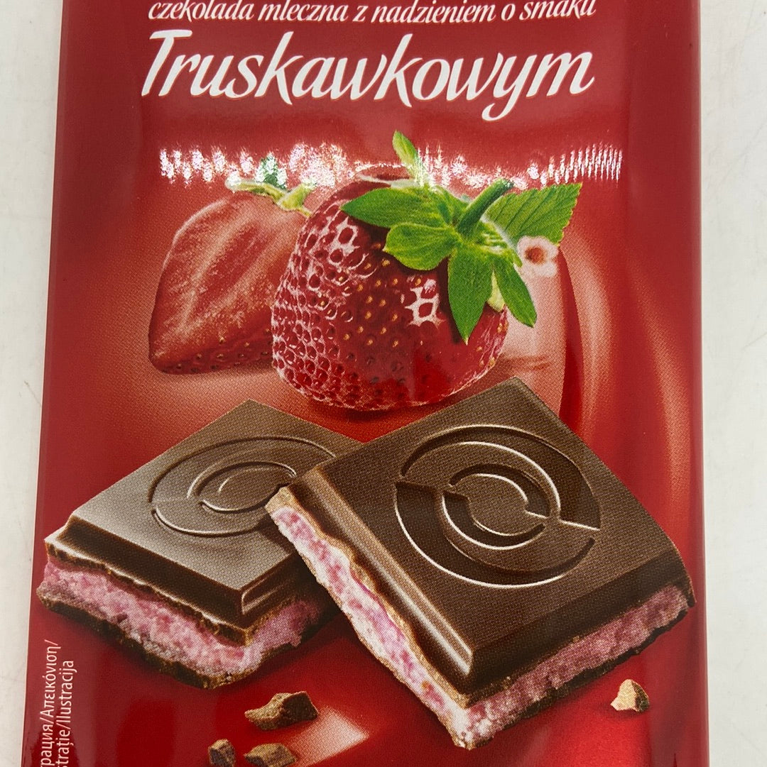 Strawberry Milk Chocolate Bar by Alpinella