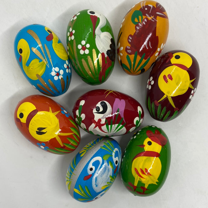 Animal Wooden Egg