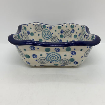Square Bowl ~ Scalloped Edge ~ 6.5  inch ~ 2371X