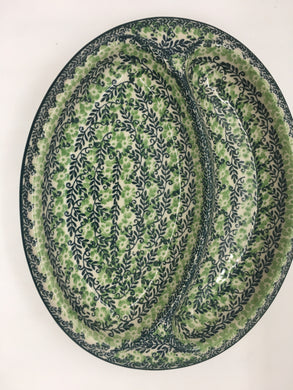 Dish ~ Divided ~ 8 x 9.75 inch ~ 1888Q ~ T4!