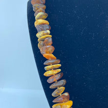 Load image into Gallery viewer, Baltic Amber Necklace made of free form amber beads