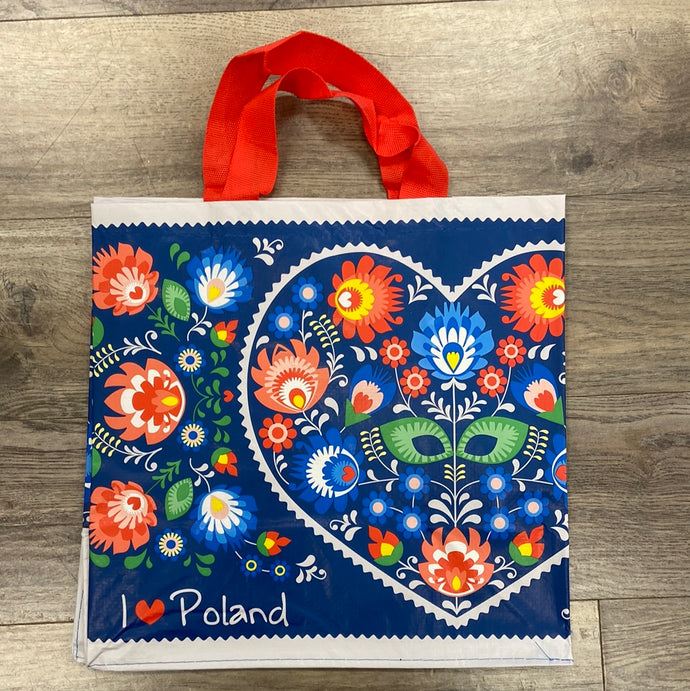 Blue Polish Shopping Bag