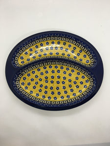 Dish ~ Divided ~ 8 x 9.75 inch ~ 859X ~ T3!