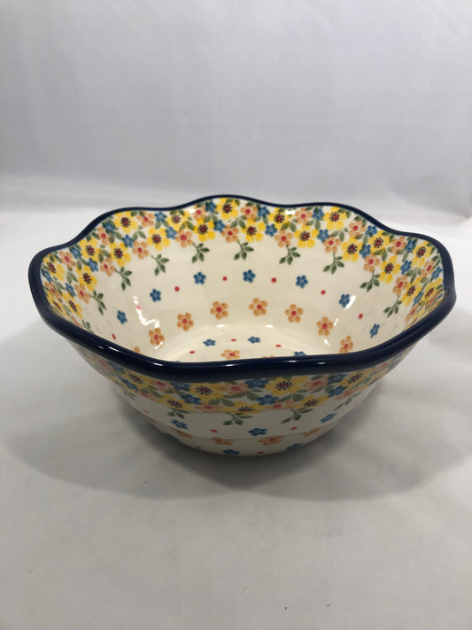 Bowl ~ Wavy Edge ~ Small ~ 8 inch ~ 2225X ~ T3!