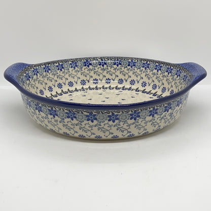 417 ~ Baker ~ Round w/ Handles ~ 10" - 2158X ~ T3!