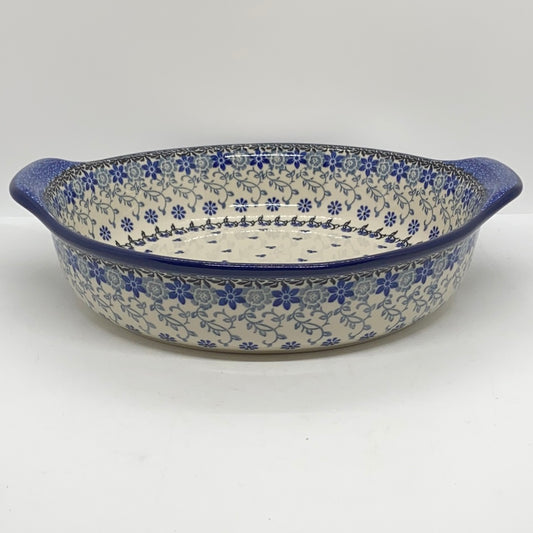 417 ~ Baker ~ Round w/ Handles ~ 10" - 2158X ~ T3!