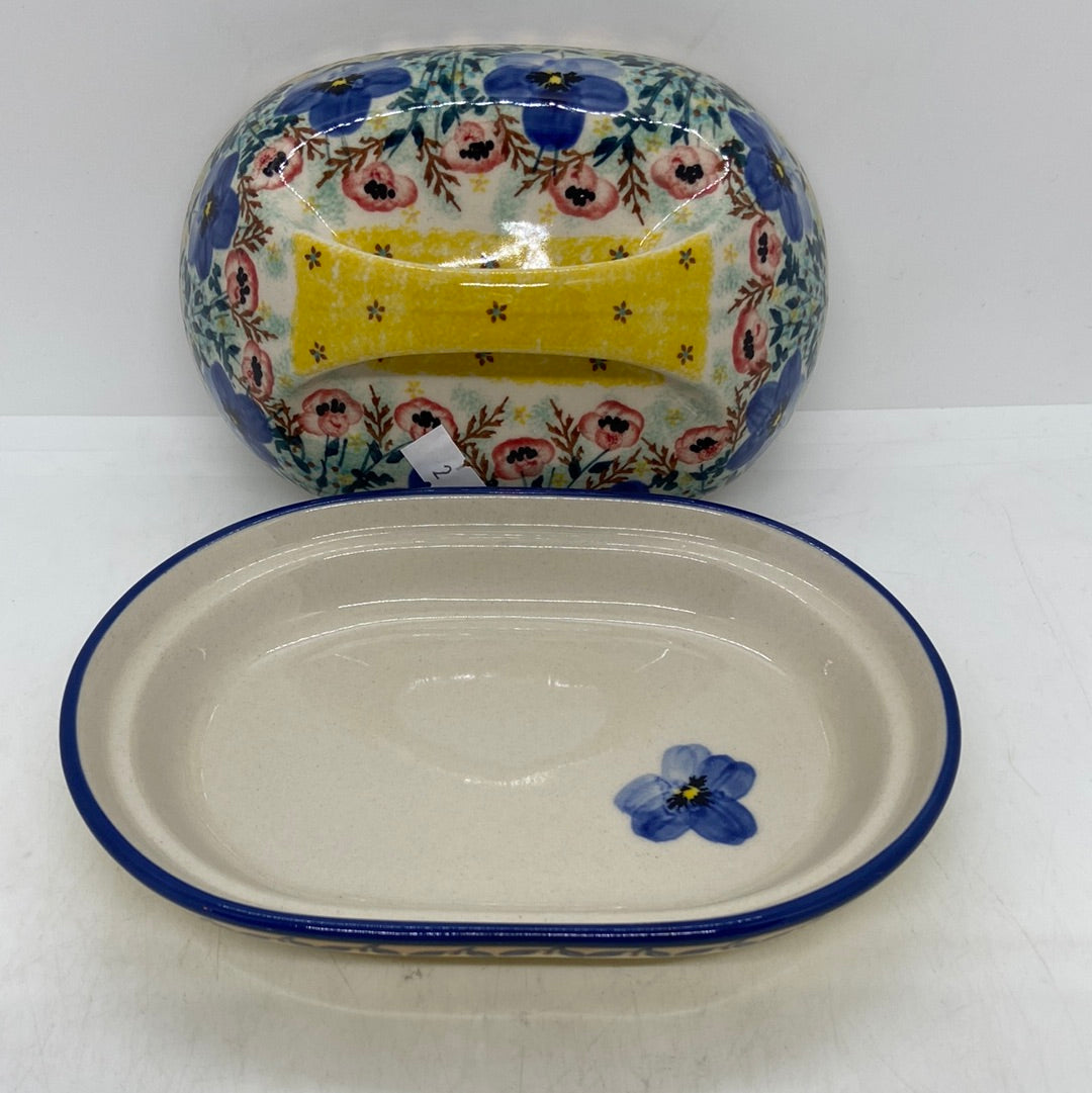 Second Quality Butter Dish with Handle  - WK81