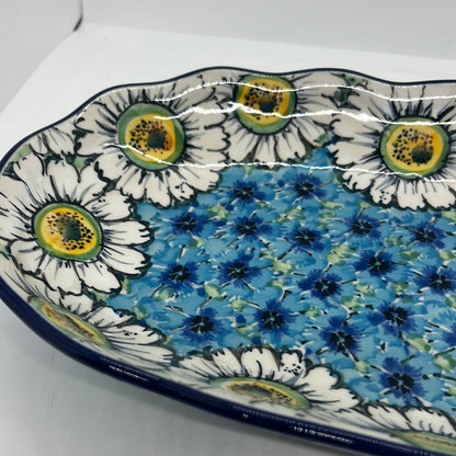 Tray ~ Scalloped Oval ~ 6.25 x 12.5 inch ~ U4736 ~ U7!