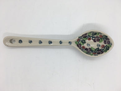 Spoon ~ Medium ~ 6.25 inch ~ Burgundy Berry ~ Green