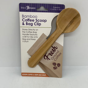 Coffee Scoop with Built-In Bag Clip