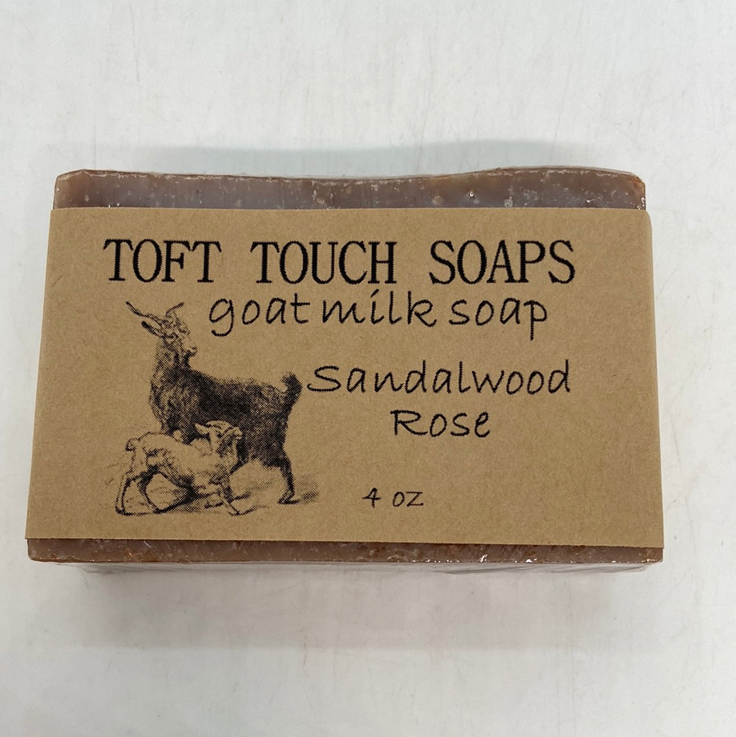 Sandalwood Rose Goat Milk Soap