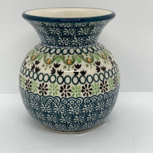Load image into Gallery viewer, Vase ~ Bubble ~ 4.25 inch ~ Green Ribbon