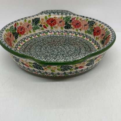 141 Baker ~ Round w/ Handles ~ 8 inch ~ U4799 ~ U3!