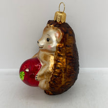 Load image into Gallery viewer, Hedgehog Polish Glass Blown Ornament