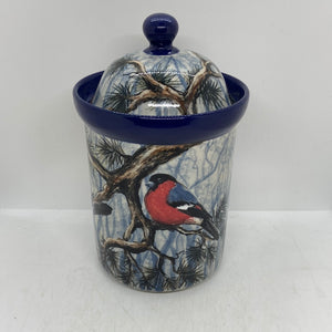 Limited Edition Jar / Canister ~ 9 ~ Winter Bird