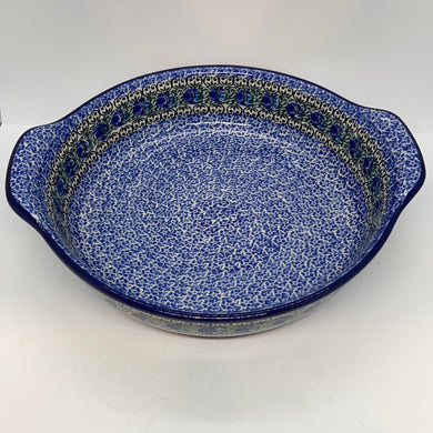 417 ~ Baker ~ Round w/ Handles ~ 10