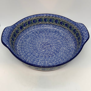417 ~ Baker ~ Round w/ Handles ~ 10" 1513X ~ T3!